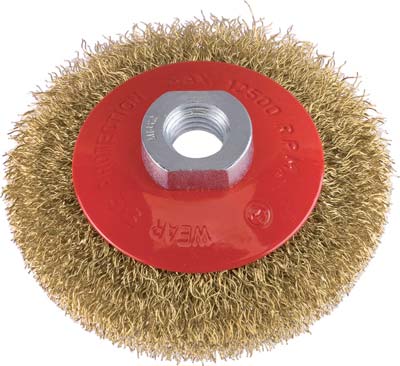 SPAZZOLA ACCIAIO CONICA + FILETTO PG 467.00 MM  90 F.M14 Immagine principale del prodotto