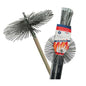 SCOVOLO ACCIAIO KIT PULIZIA CAMINO + MOLLA DOMUS MM 250 H.MT 8,40