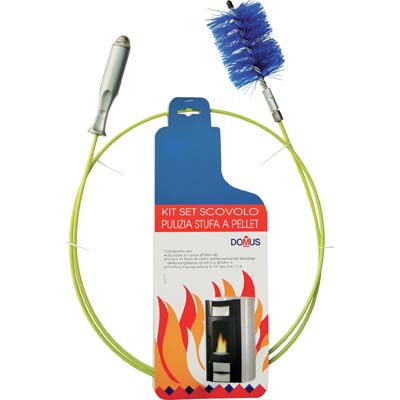 SCOVOLO KIT PULIZIA STUFA PELLET DOMUS MM 80 H.MT 2,00 Immagine principale del prodotto
