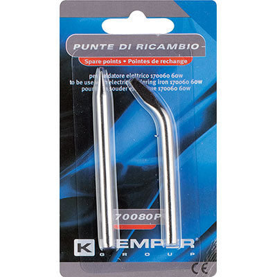 PUNTE X PIROGRAFO SALDATORE KEMPER PIEGATA + DRITTA X WATT 80 Immagine principale del prodotto