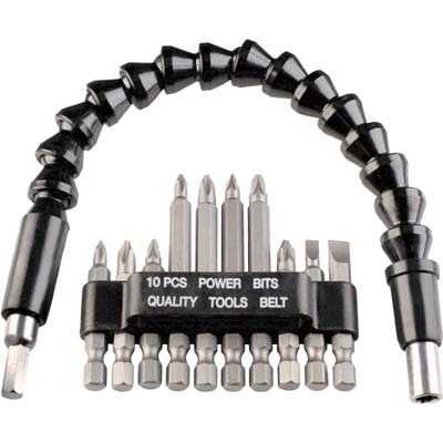 INSERTI + PORTAINSERTO LUNGO X AVVITATORE EINHELL CON ALBERINO FLESSIBILE MM 300 NR 11 Immagine principale del prodotto