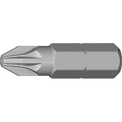 INSERTO CROCE POZIDRIV X AVVITATORE KRINO PZXMM 1X25 CF=PZ 10 Immagine principale del prodotto