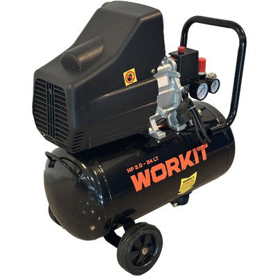 COMPRESSORE AC COASSIALE WORKIT LUBRIFICATO LT  24 HP 2,0 Immagine principale del prodotto