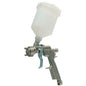 AEROGRAFO AC + SERBATOIO NYLON SUPERIORE ANI LT 0,5 UGELLO MM 1,5 ATTACCO DADO CAPETTATO