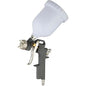 AEROGRAFO AC + SERBATOIO NYLON SUPERIORE EFFE LT 0,5 UGELLO MM 1,5 ATTACCO RAPIDO