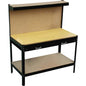 BANCO DA LAVORO EFFE PIANO MDF CM. 120X60X H 155 C/CASSETTO