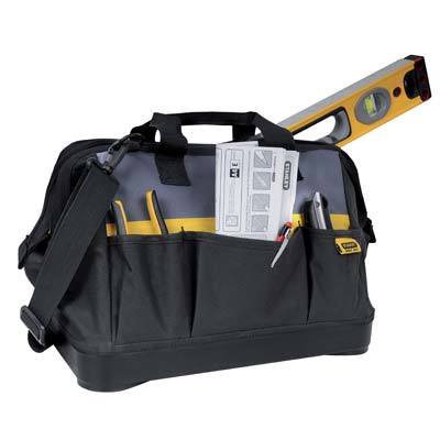 BORSA PORTAUTENSILI 183 STANLEY 16" BASE RIGIDA CM 45X28 H.CM 24 1-96-183 Immagine principale del prodotto