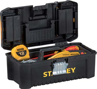 CASSETTA PORTAUTENSILI ESSENTIAL STANLEY 12,5" CHIUSURA METAL CM 32X19 H.CM 13 STST1-75515 Immagine principale del prodotto