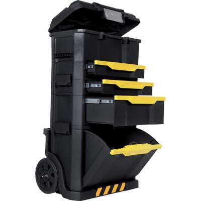 MOBILE PORTAUTENSILI 3 IN 1 SU RUOTE STANLEY CM 48X34 H.CM 86 1-79-206 Immagine principale del prodotto