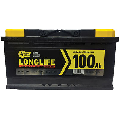 BATTERIA AUTO MODULO VALORE + AH 100 DX SPUNTO 810A MM 353X175 H.MM 190 Immagine principale del prodotto