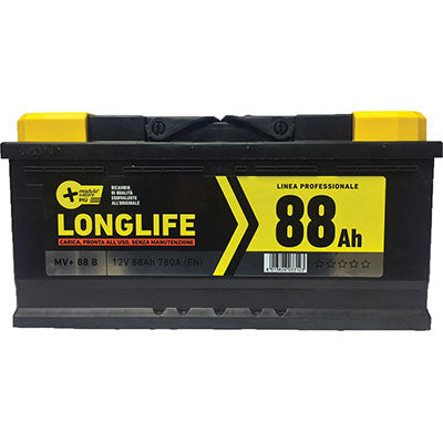 BATTERIA AUTO MODULO VALORE + AH  88 DX SPUNTO 740A MM 310X175 H.MM 190 Immagine principale del prodotto
