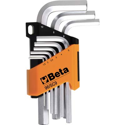 CHIAVI ESAGONALI SERIE 96/SC9 BETA MM 1,5/10 CF=PZ 9
