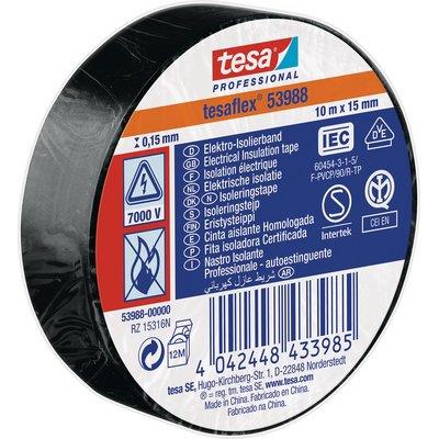 NASTRO PVC ISOLANTE IMQ TESA NERO MM 15 ML 10