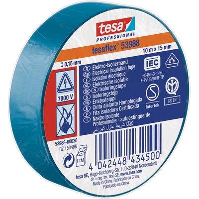 NASTRO PVC ISOLANTE IMQ TESA AZZURRO MM 15 ML 10