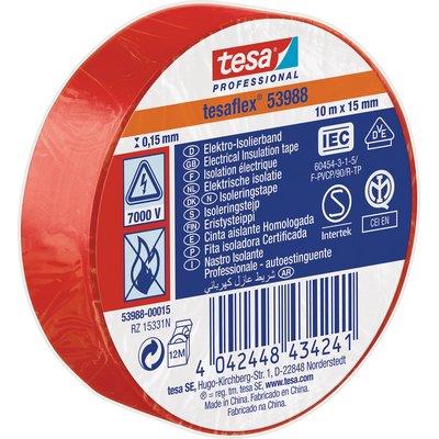NASTRO PVC ISOLANTE IMQ TESA ROSSO MM 15 ML 10