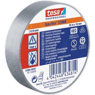 NASTRO PVC ISOLANTE IMQ TESA GRIGIO MM 19 ML 25
