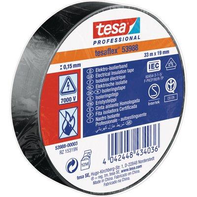 NASTRO PVC ISOLANTE IMQ TESA NERO MM 19 ML 33