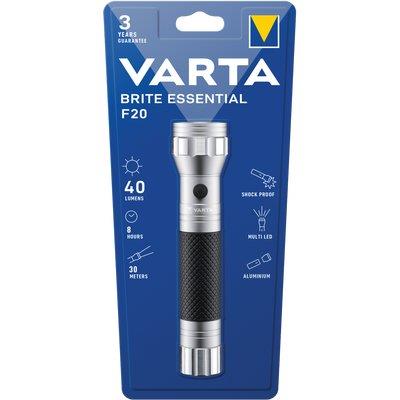 TORCIA LED BRITE ESSENTIAL VARTA LED 19 2XMEZZA TORCIA C ESCLUSE