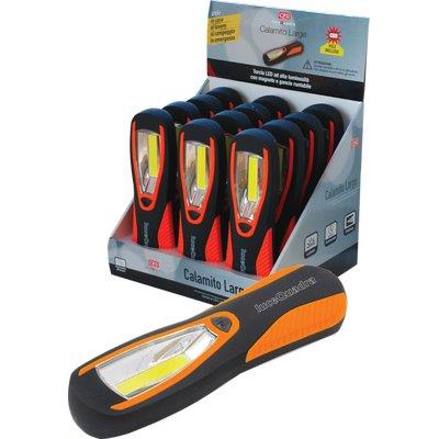 TORCIA LED CALAMITO LARGE EXPO LUCE QUADRA LUMEN 200 3XMINI STILO AAA INCLUSE CF=PZ 12