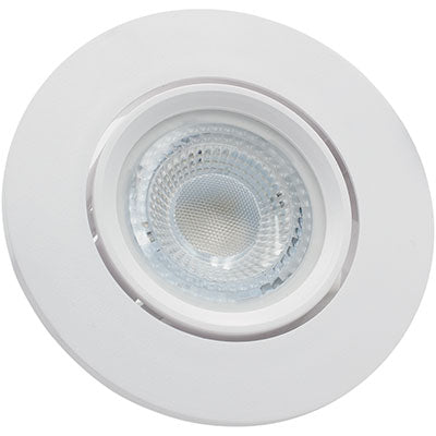 FARETTO INCASSO TONDO KLIRS CENTURY BIANCO MM 90 ORIENTABILE