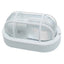 PLAFONIERA PPL GRIGLIA OVALE BIANCO VOLT 230 WATT MAX 60 E27 CM 21X12 H.CM 9,5