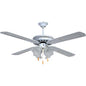 VENTILATORE DA SOFFITTO COUNTRY EFFE BIANCO VOLT 230 WATT 70 CM 130 VEL 3 +4 LUCI + INV