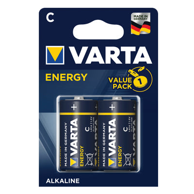 PILA MEZZA TORCIA C ENERGY VARTA ALCALINA VOLT 1,5 CF=PZ 2