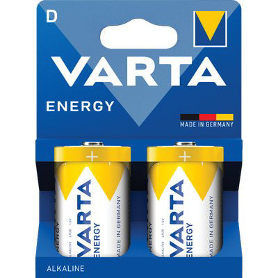 PILA TORCIA D ENERGY VARTA ALCALINA VOLT 1,5 CF=PZ 2