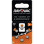 PILA APPARECCHIO ACUSTICO RAYOVAC 13 VARTA ARANCIO CF=PZ 6