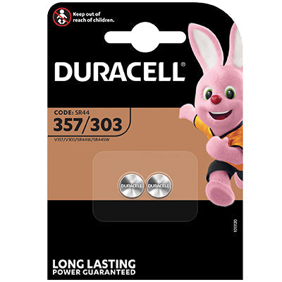PILA SPECIALISTICA 357/303 DURACELL OSSIDO ARGENTO VOLT 1,5 CF=PZ 2 Immagine principale del prodotto