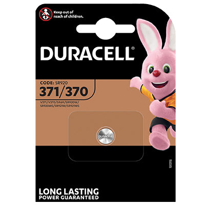 PILA SPECIALISTICA 371/370 DURACELL OSSIDO ARGENTO VOLT 1,5