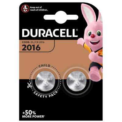 PILA SPECIALISTICA 2016 DURACELL LITIO VOLT 3,0 CF=2PZ Immagine principale del prodotto