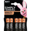 PILA STILO AA SIMPLY DURACELL ALCALINA VOLT 1,5 CF=PZ 5