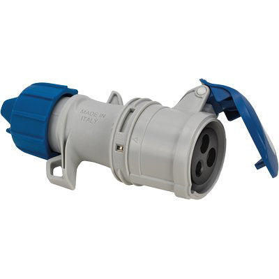 PRESA MOBILE INDUSTRIALE BLU FME 2P+T 16A IP55