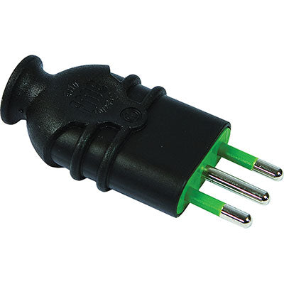 SPINA MOBILE HI-PRO FME NERO 2P+T 10A Immagine principale del prodotto