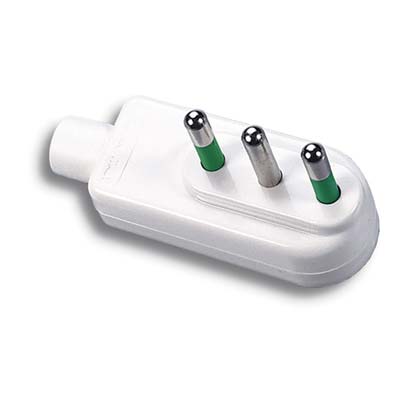 SPINA MOBILE RIBASSATA FME BIANCO 2P+T 16A Immagine principale del prodotto