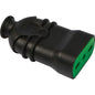 PRESA MOBILE HI-PRO FME NERO 2P+T 16A BIPASSO