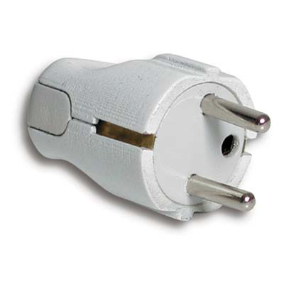SPINA MOBILE SCHUKO FME BIANCO 2P+T 16A Immagine principale del prodotto