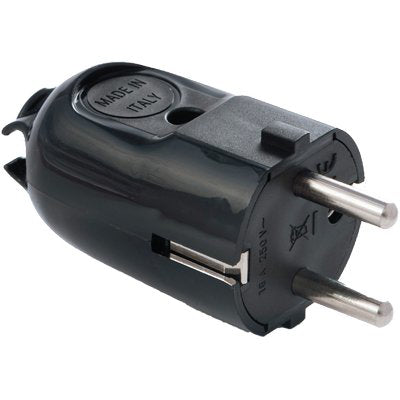 SPINA MOBILE SCHUKO FME NERO 2P+T 16A