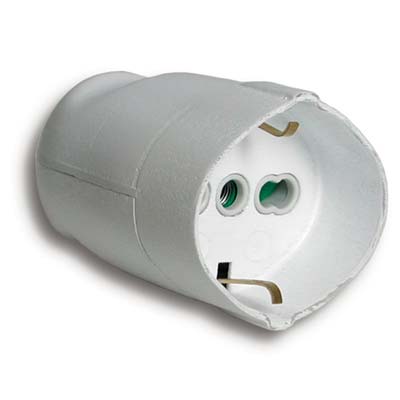 PRESA MOBILE SCHUKO FME BIANCO 2P+T 16A BIPASSO Immagine principale del prodotto