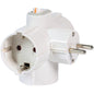 ADATTATORE TRIPLO SCHUKO-SCHUKO+ INT. 16A FME BIANCO 2P+T