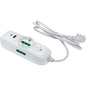 MULTIPRESA BIPASSO SCHUKO + TERMICO TRIAX FME BIANCO POSTI 3 2P+T 16A N°XMMQ 3X0,75 MT 1,5
