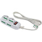 MULTIPRESA BIPASSO SCHUKO + TERMICO TRIAX FME BIANCO POSTI 6 2P+T 16A N°XMMQ 3X0,75 MT 1,5