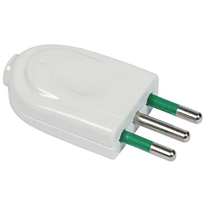 SPINA MOBILE GARANTI BIANCO 2P+T 10A Immagine principale del prodotto