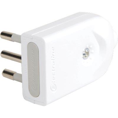 SPINA MOBILE ORIENTABILE ELECTRALINE BIANCO 2P+T 10A