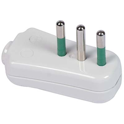 SPINA MOBILE RIBASSATA GARANTI BIANCO 2P+T 10A Immagine principale del prodotto