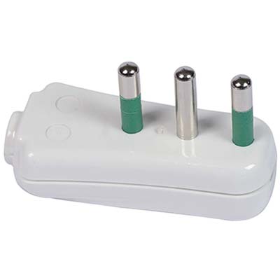 SPINA MOBILE RIBASSATA GARANTI BIANCO 2P+T 16A Immagine principale del prodotto
