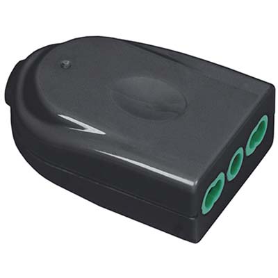 PRESA MOBILE GARANTI NERO 2P+T 16A BIPASSO