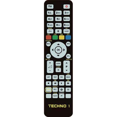 TELECOMANDO PROGRAMMABILE TECHNO 1 BRAVO TV + VCR + DVD + DTT BANCO 1 Immagine principale del prodotto