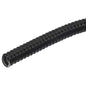 TUBO CORRUGATO + TIRAFILO PVC NERO MM 16 MT  25